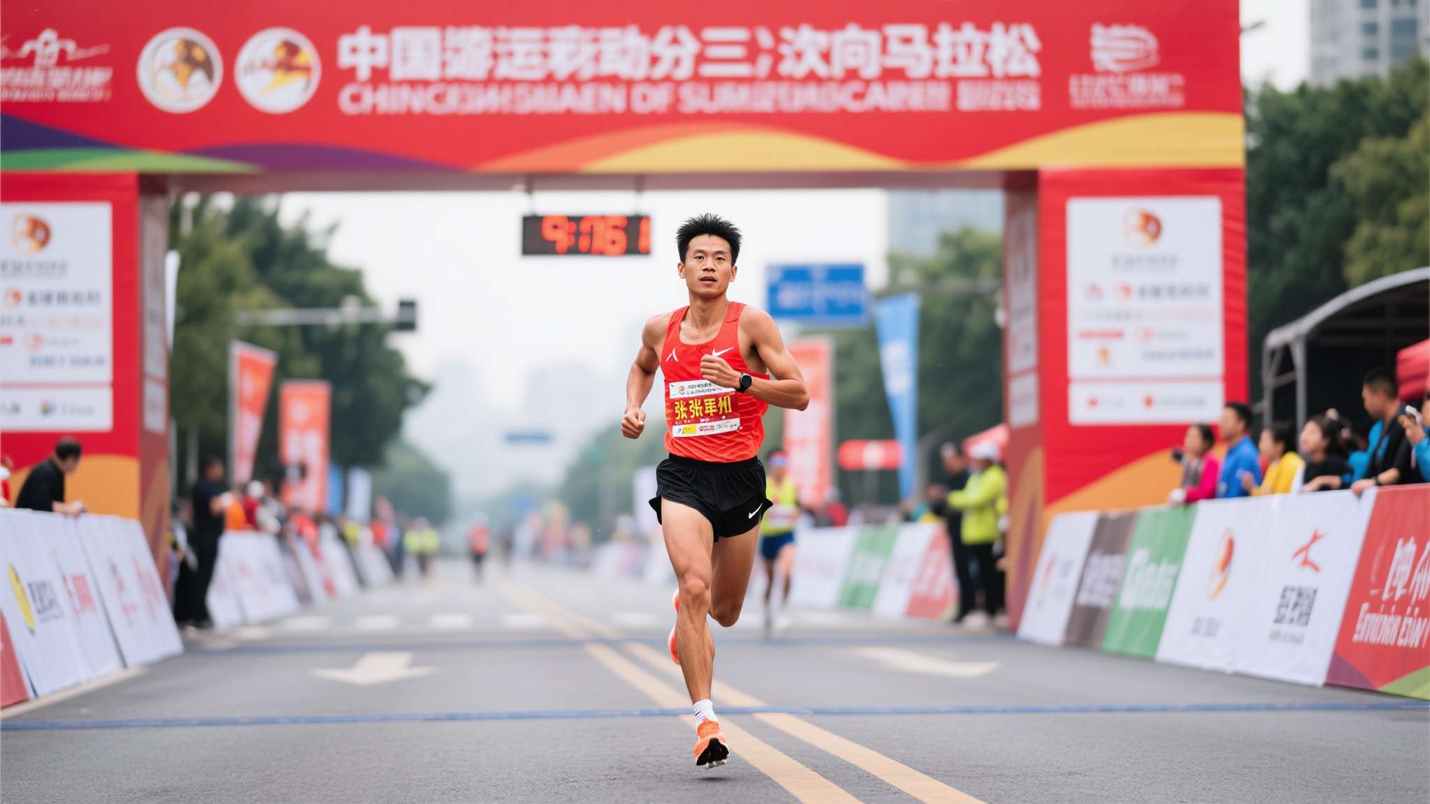 张水华年后官宣参加三个马拉松
